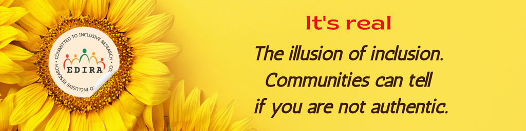 Yellow banner with sunflower and black text.